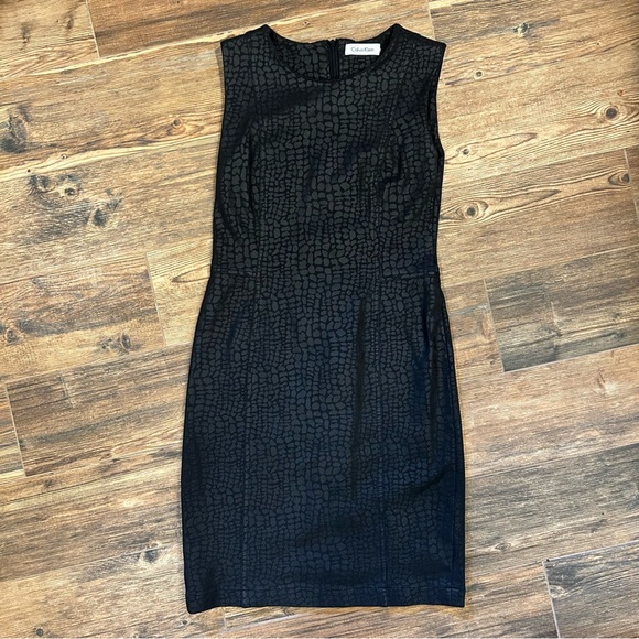 Calvin Klein Dresses & Skirts - Calvin Klein Black Sleeveless Sheath Mini Dress